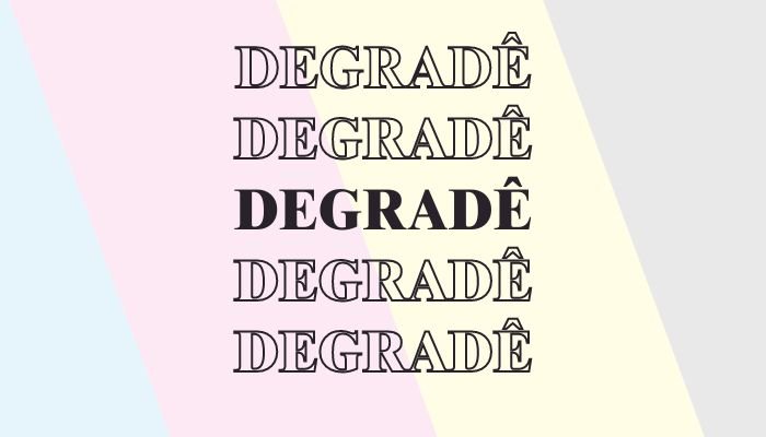 O que é Degradê? - Teste de Impressão